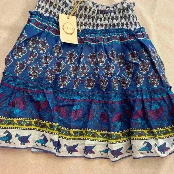 RAGA Boho Mini Skirt, NEW medium - Picture 3 of 13